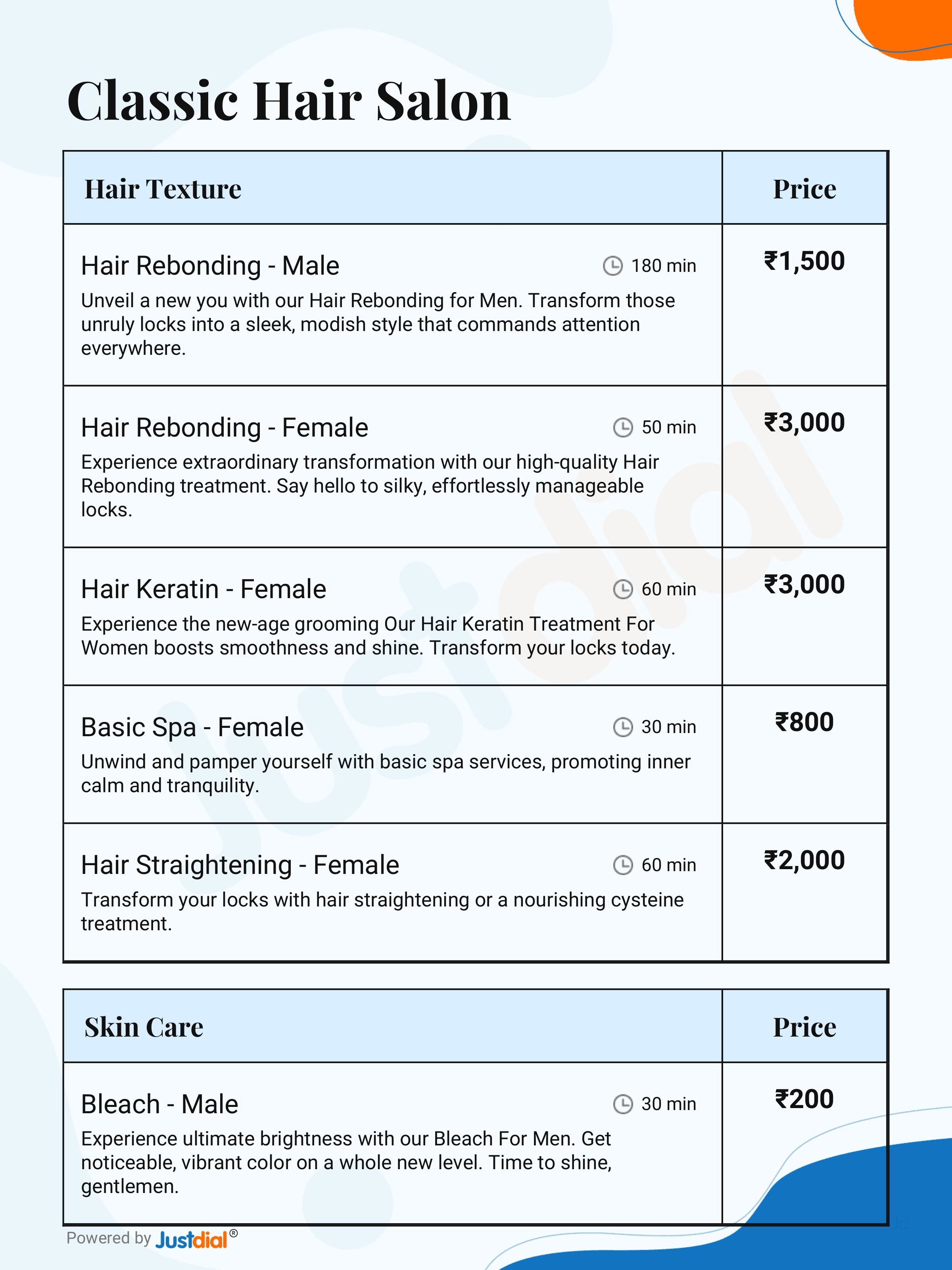 Classic Hair Salon in Delhi Best Salons in Delhi Justdial