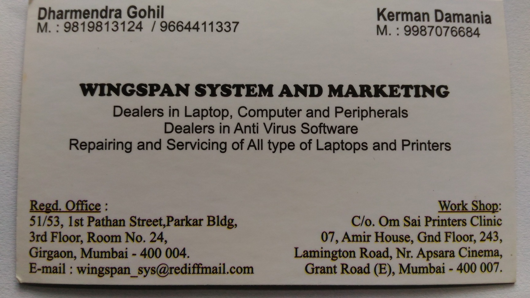 Computer Printer Repair & Services in Lamington Road, Mumbai