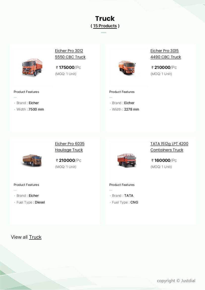 Shri Raju Industries in Namakkal Bazaar, Namakkal - Best Truck Body ...