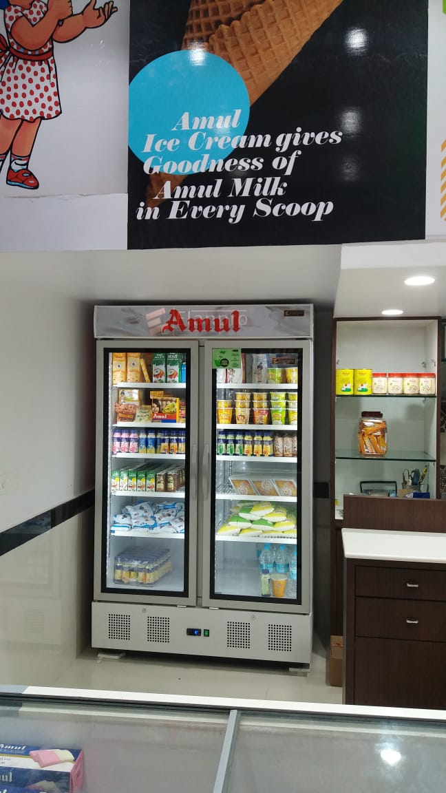 amul display fridge