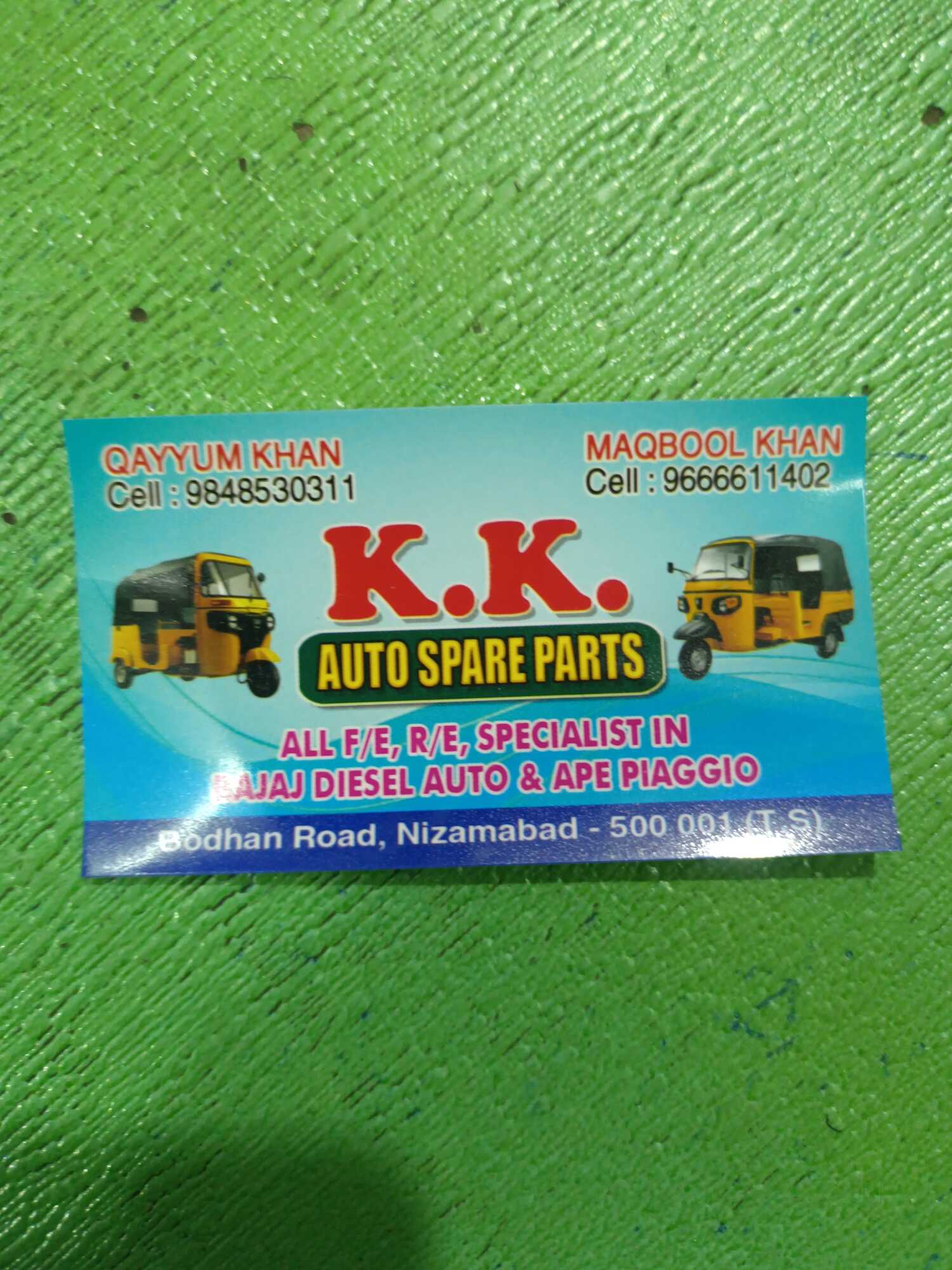 K K Auto Spare Parts in Malapally, Nizamabad - Best Automobile Spare Part  Dealers in Nizamabad - Justdial