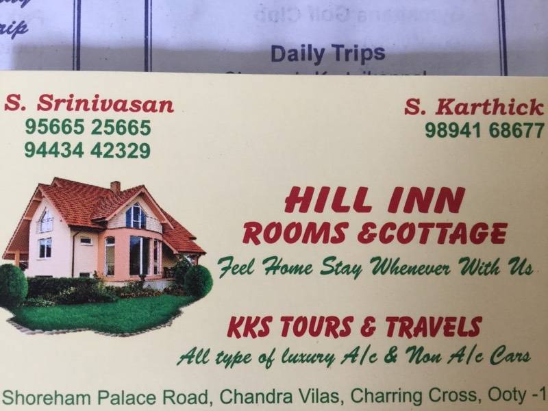 Hill Inn Rooms Cottage Walsham Road Cottages On Hire In Ooty