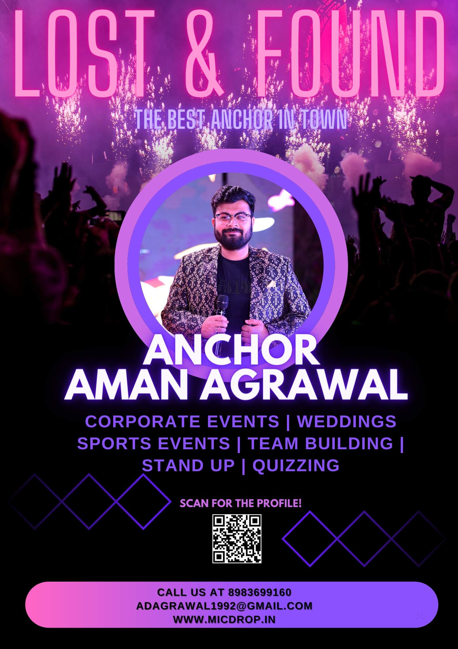 Anchor Aman and Reetika Agrawal in Wakad, Pune - Best Anchoring ...