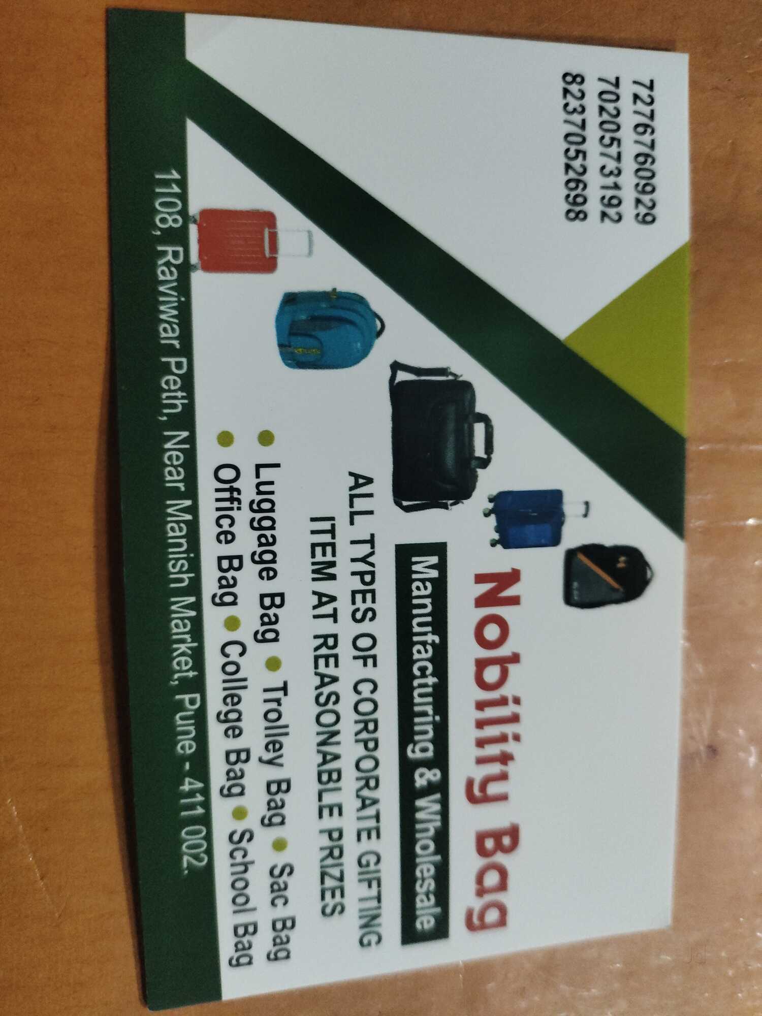 Catalogue Maharashtra Bag House in Pune Justdial