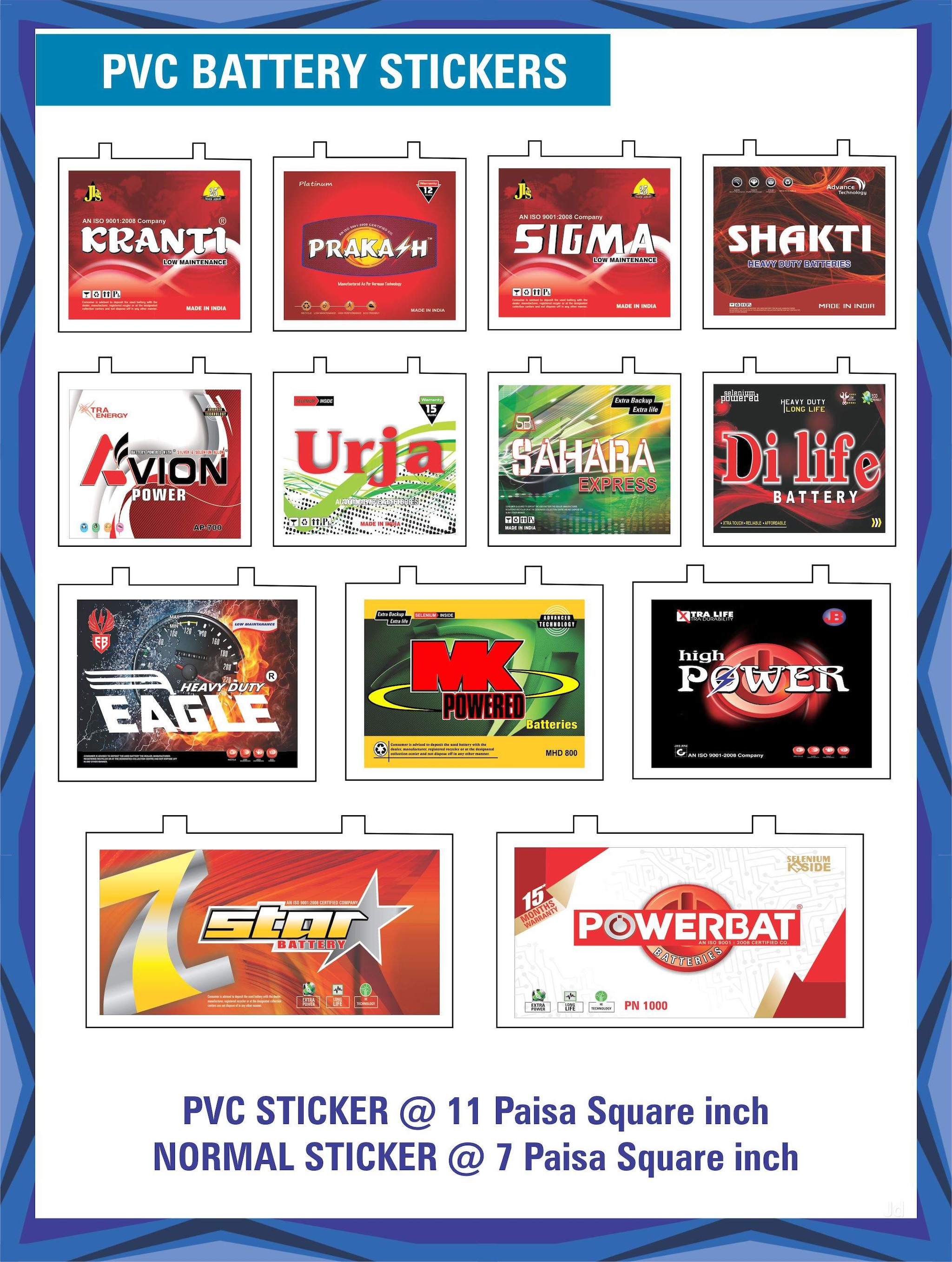 Top Pvc Sticker Printing Services in Sadar Bazar, RaipurChhattisgarh