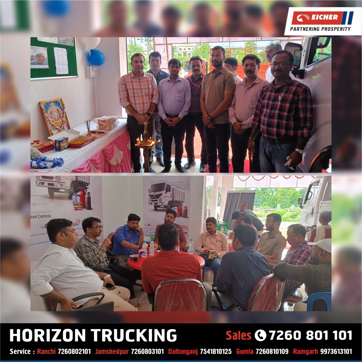 Top Eicher Truck Dealers in Ranchi ट्रक डीलर्सटीचर, रांची Best