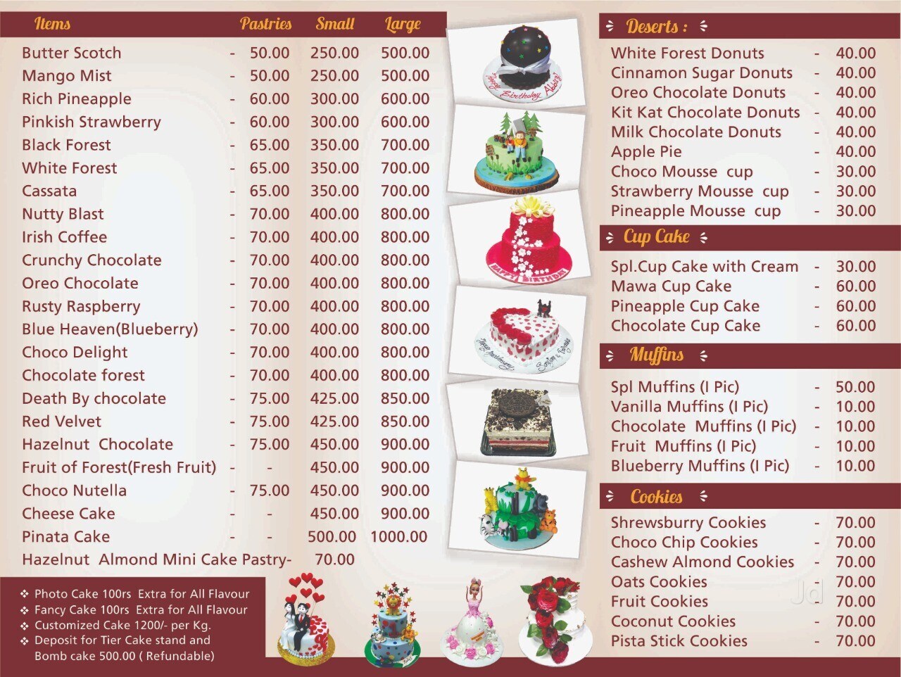 Qualitiz Cakes & Bakes in Near Town Masjid,Mangalore Best Bakeries in