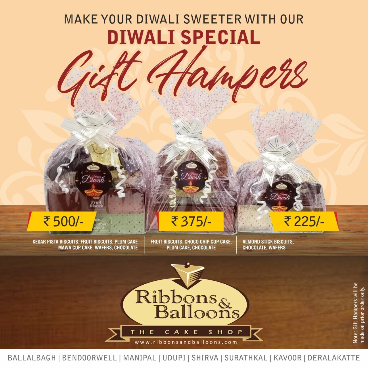 Ribbons & Balloons in Derlakatte,Mangalore Best Cake Shops in