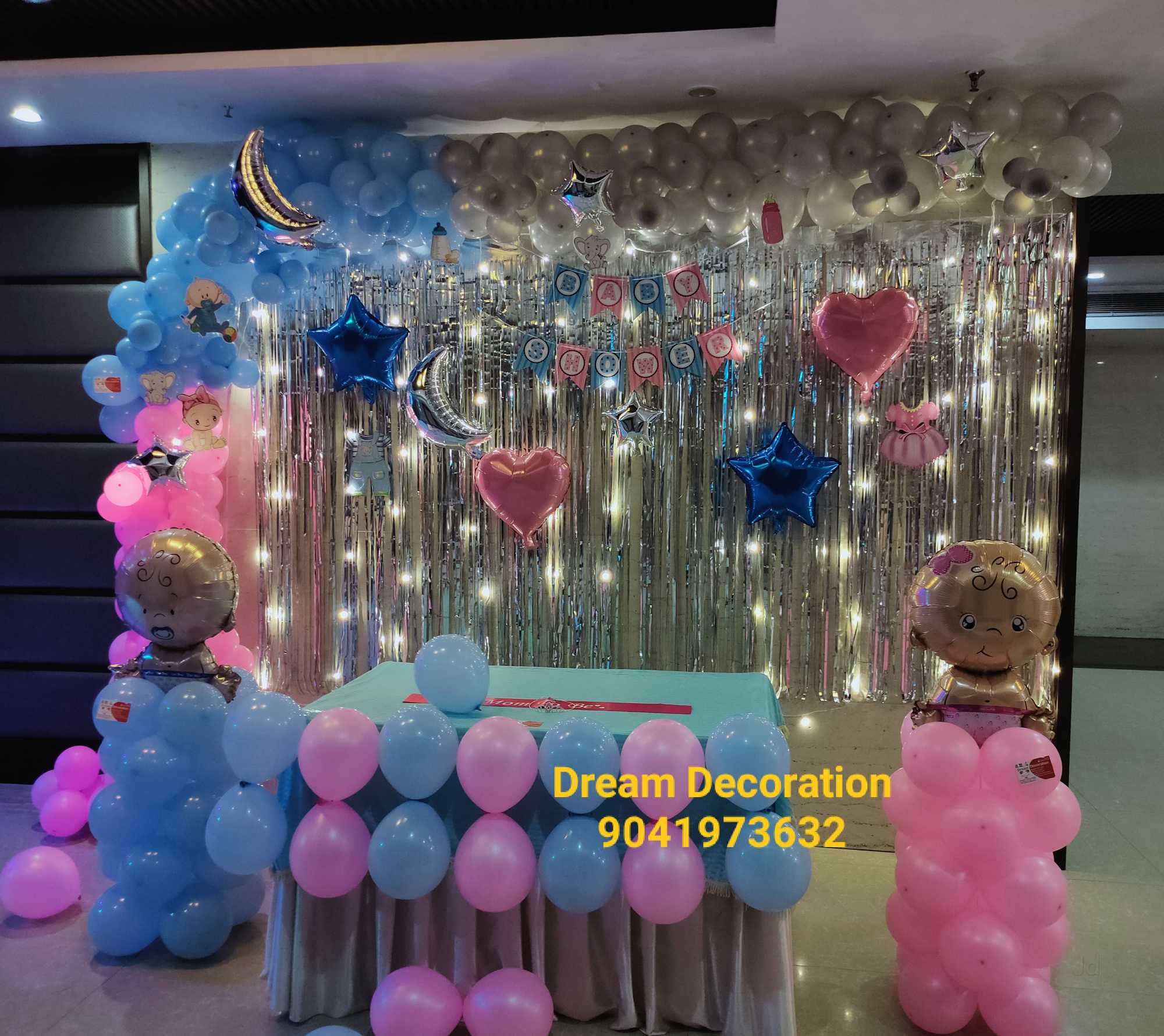 Balloon Decoration For Baby Shower Girl Shelly Lighting