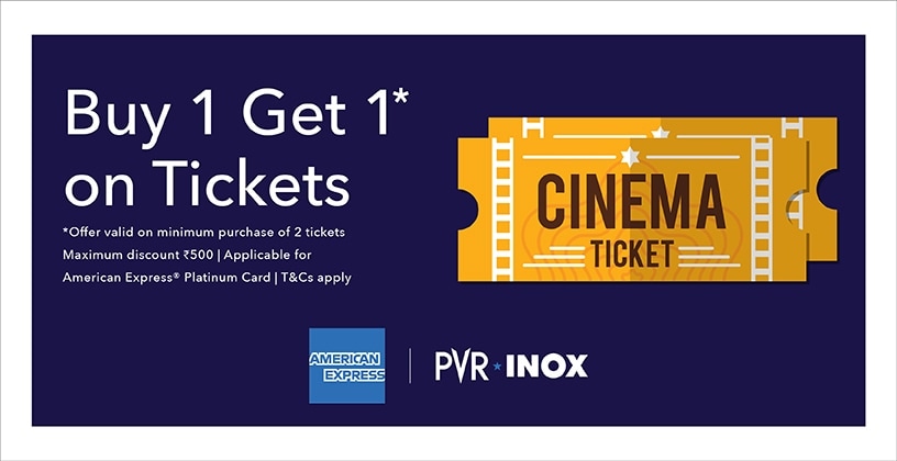 PVR INOX : Buy 1 Get 1 on Tickets - 19 exclusive Deals at Inox Cinemas ...