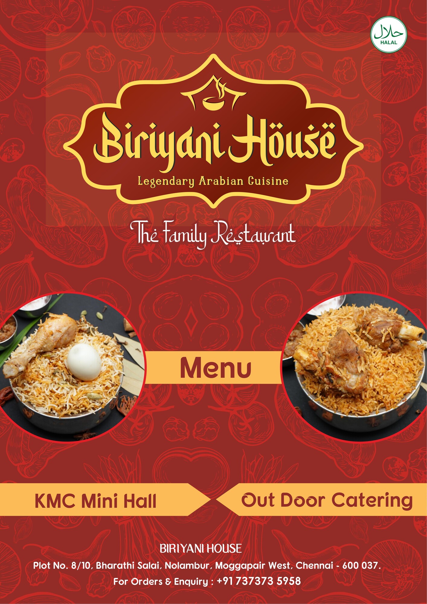 Biriyani House in mogappair west,Chennai Order Food Online Best