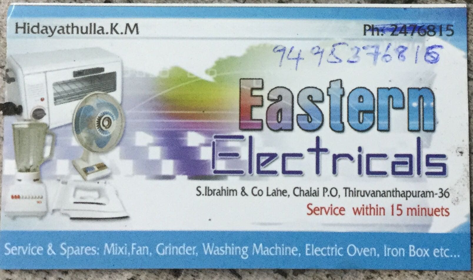 Top Orient Wall Fan Repair & Services in Thiruvananthapuram Best