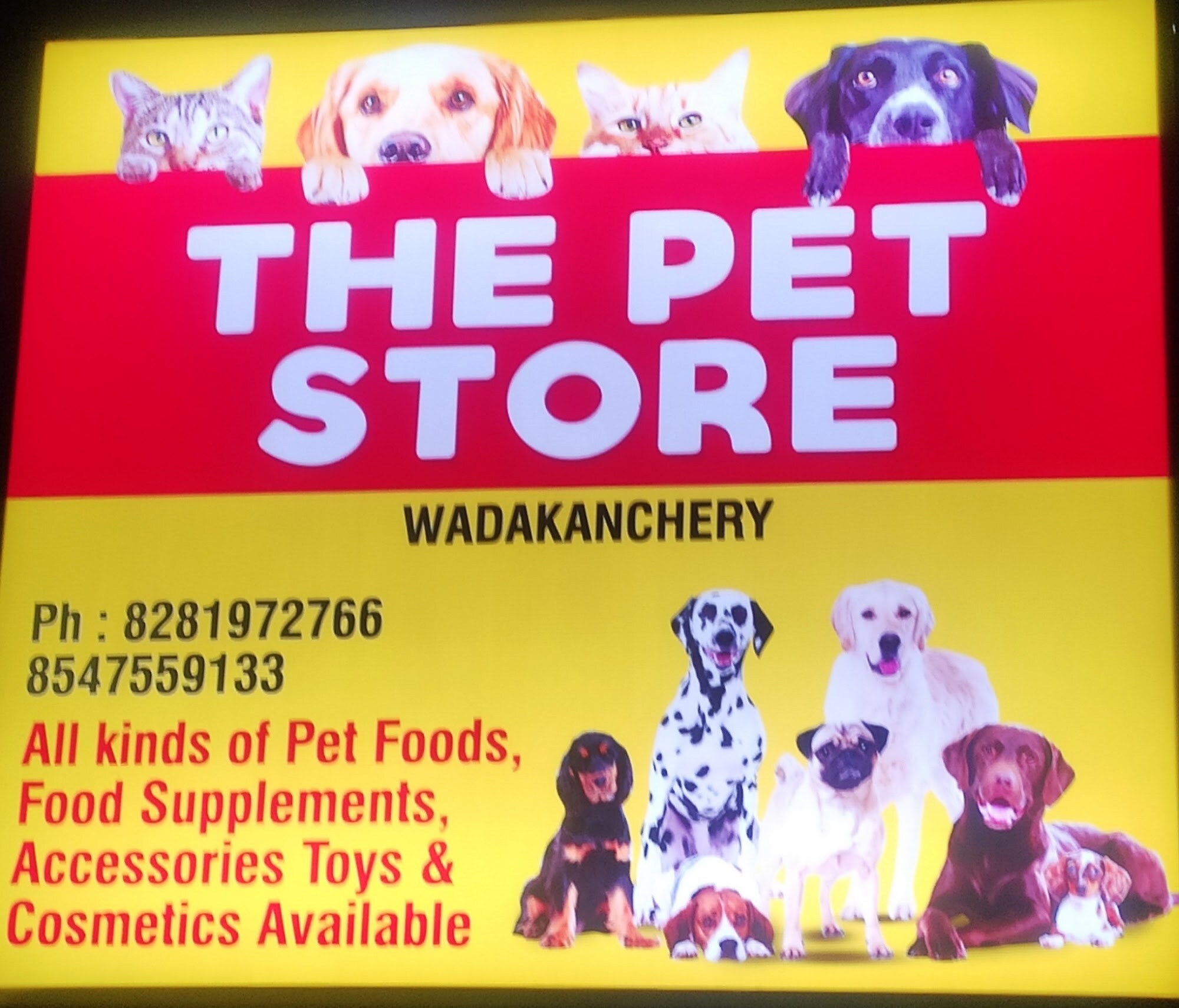 Top Pet Shops For Dog in Tirur,Thrissur Best Pet Supplies Store near