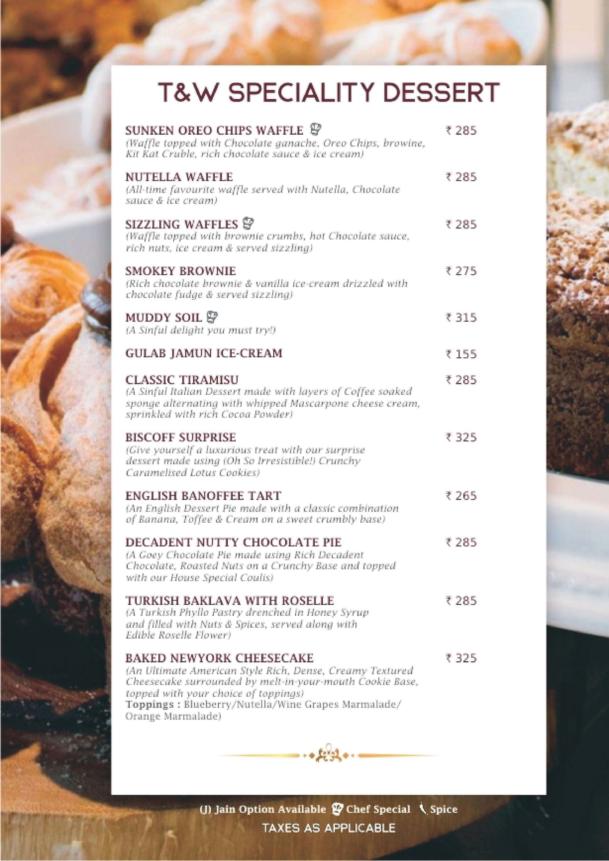 Thyme & Whisk in Vadodara,Vadodara Order Food Online Best