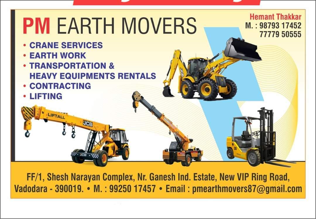 Top 30 Jcb Earthmovers On Hire in Vadodara Best Jcb Earthmovers On Hire Vadodara Justdial