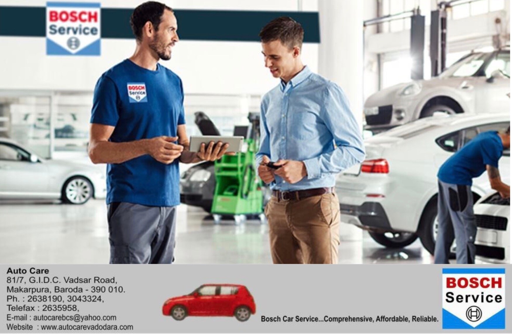 Auto Care Bosch Car Service Makarpura Industrial Estate Car Repair Services In Vadodara Justdial
