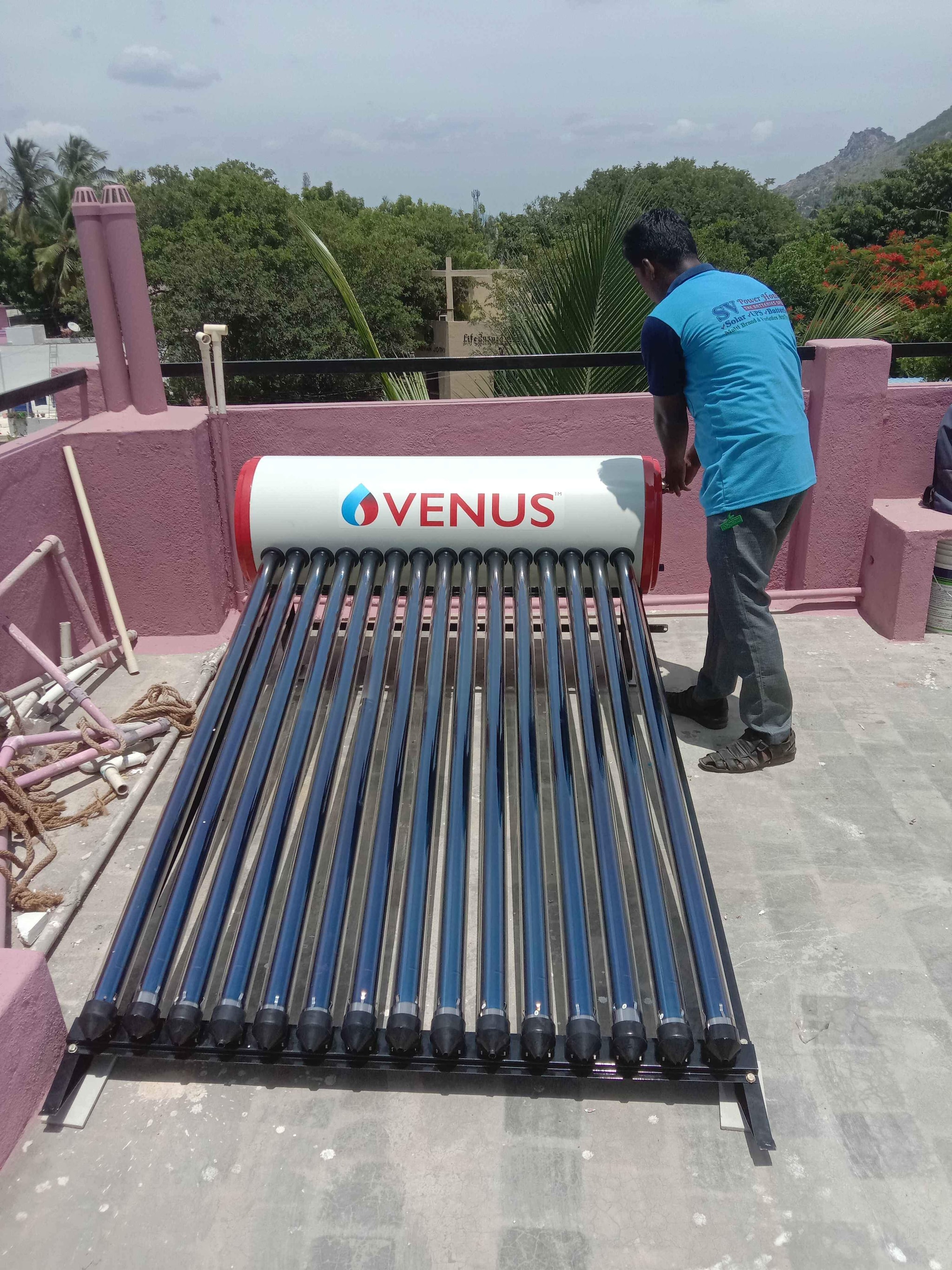 Solar System Solar Water Heater Repair Near Me Sudarshan Saur - Main Image