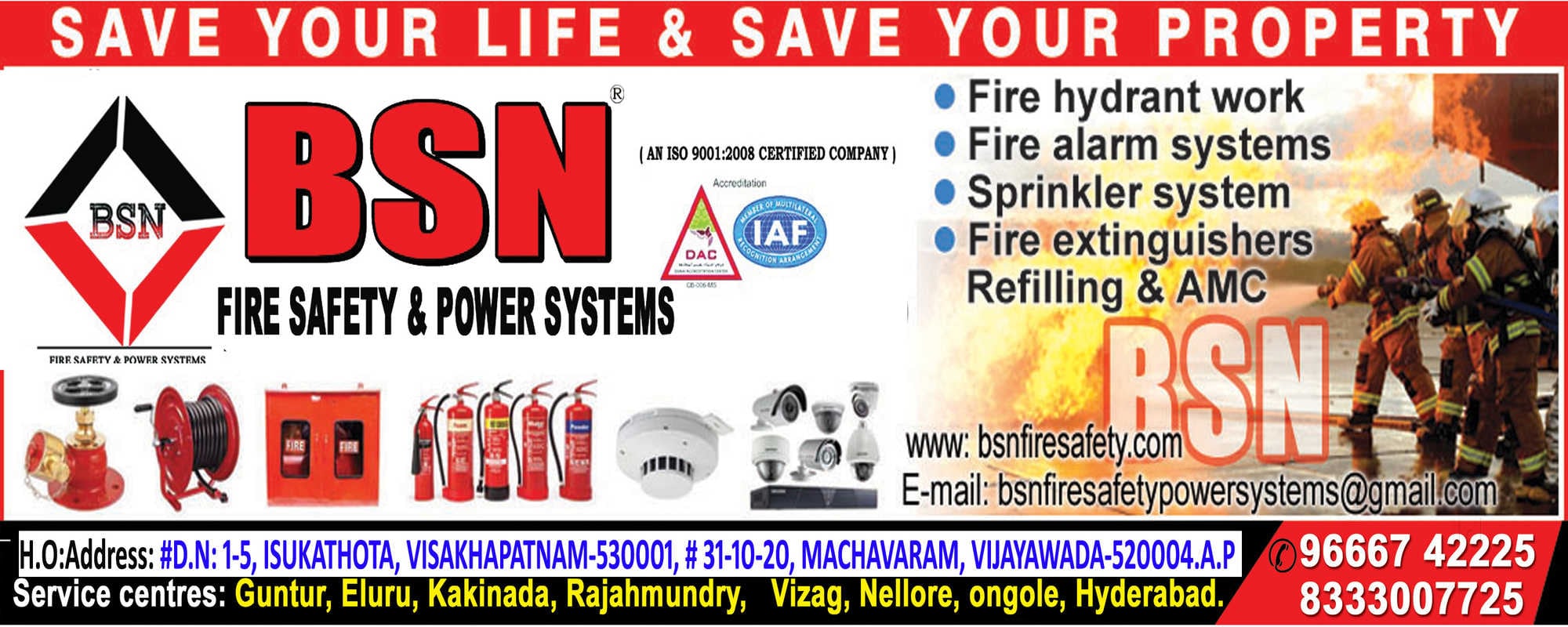 Top 30 Fire Fighting Contractors in Madhurawada Best Fire Safety