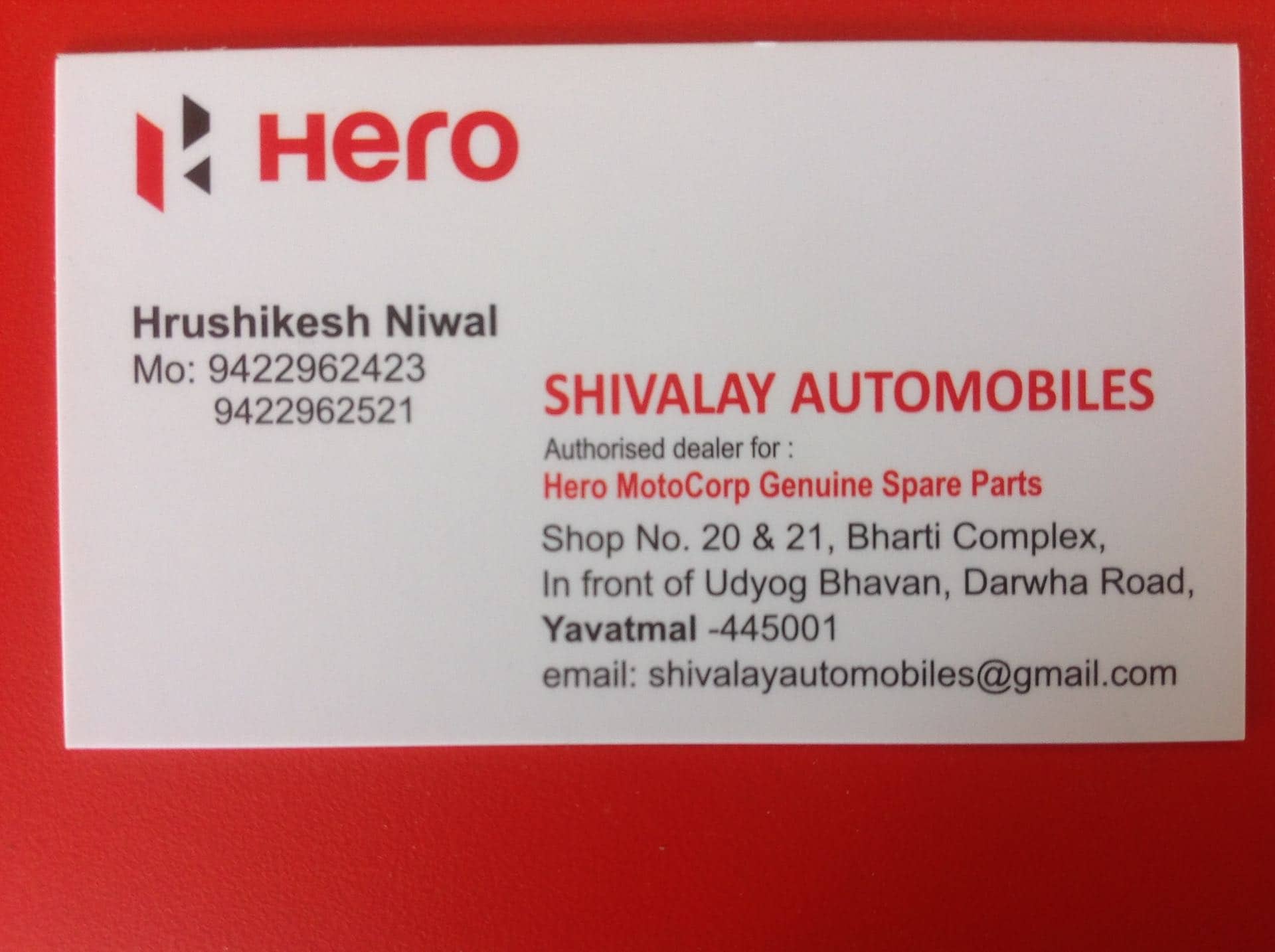 Top 10 Hero Motorcycle Spare Part Dealers in Yavatmal Best Hero