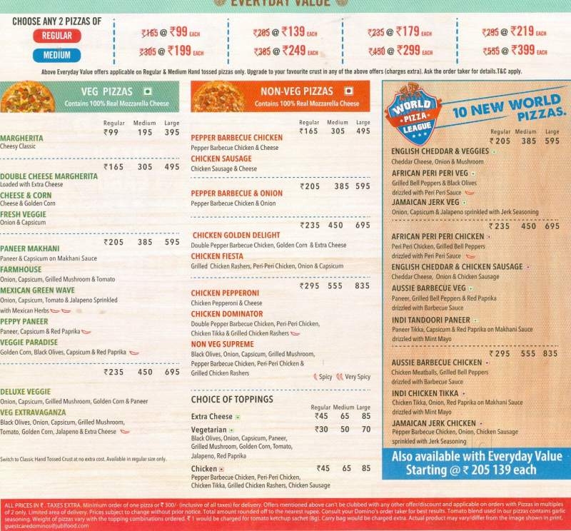Domino's Pizza (Elements Mall) in Nagawara,Bangalore Order Food