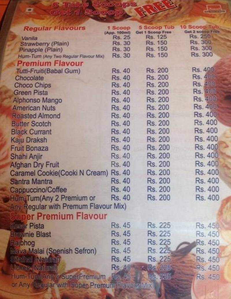 Amul Ice Cream Parlour in Thakur VillageKandivali East,Mumbai Order Food Online Best Ice