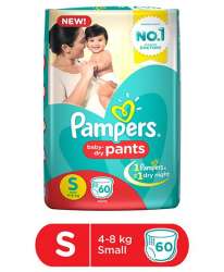 pampers pants small 60 pieces price