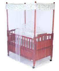 babyhug wooden cradle