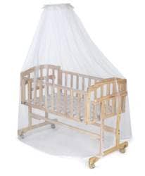 babyhug wooden cradle