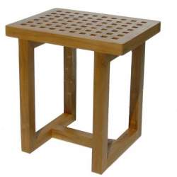 From the Grate Collection 18 All About Convenience Teak Shower Bench