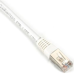 Stranded Yellow 6.0-m 20-ft. Shielded Black Box GigaTrue 3 CAT6 250-MHz Lockable Sc//FTP Backbone PVC Cable