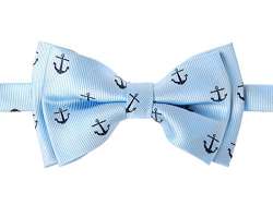 Retreez Preppy Stripe Pattern Woven Microfiber Pre-tied Boys Bow Tie