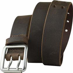 Nickel Smart Smoky Mountain Distressed Leather Belt Gray Full Grain Leather Belt with Nickel Free Zinc Buckle