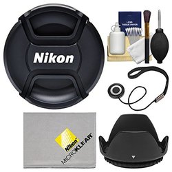 + Lens Cap Holder Nwv Direct Microfiber Cleaning Cloth for Nikon D90 Lens Cap Side Pinch 67mm