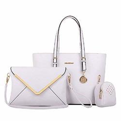 Inception Pro Infinite 3 Piece Set Las White Faux Leather Handbags Yzs 067 Features Price Reviews Online In India Justdial White Faux Leather Handbags Yzs 067