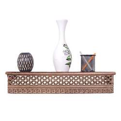 Buy Mywoodkart Handmade Decorative Wooden Wall Shelf Wall Bracket