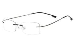 rimless flexible eyeglasses