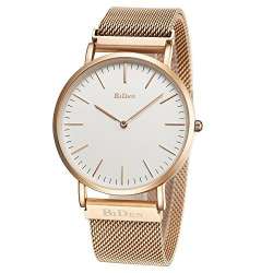 Buy Watch Mens Women Watch Luxury Fashion Rose Gold Super Thin Case Waterproof Analog Quartz Magnetic Apple Watch Band Wrist Watch Features Price Reviews Online In India Justdial