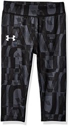 Under Armour Girls Jumbo Linear Wordmark Capri