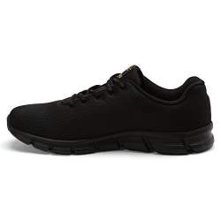 lotto men black running shoes