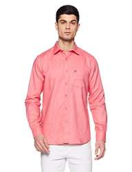 Buy Allen Solly Men S Casual Shirt Amsf1g01988 44 Red Solid