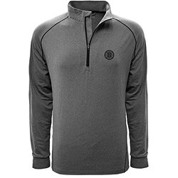 Heather Charcoal//Black Herren Large Summit Wordmark Quarter Zip Mid-Layer Levelwear LEY9R NCAA Men s Summit Wordmark Quarter Zip Midlayer Apparel