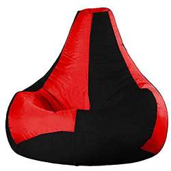 Buy Ink Craft Red Black Hi Back Gamer Bean Bag Chair With Bean
