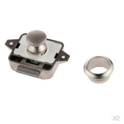 Electroprime 2x Keyless Push Button Cabinet Door Drawer Cupboard
