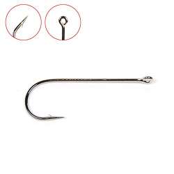 Buy 100pcs Size 2 100pcs Lot Aberdeen Long Shank Sharp Hook