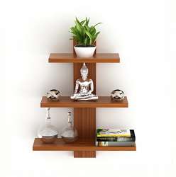 Buy Bluewud Phelix Wall Decor Book Shelf Wall Display Rack 3
