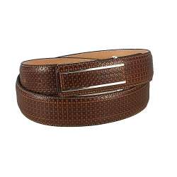 Mens Italian Vegetable Tanned Leather Belt