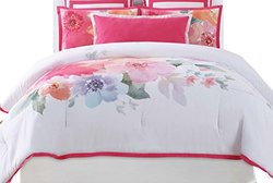 Christian Siriano Bold Floral Full Queen 3 Piece Comforter Set