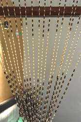 Handloomwala Beads String Door Curtain 7ft Brown Features Price