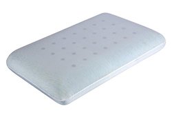 The White Willow Solid Memory Foam Pillow 24x15x5 Off White