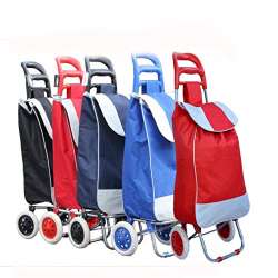 Buy Houzie Foldable Shopping Trolley Bag Random Color Prints